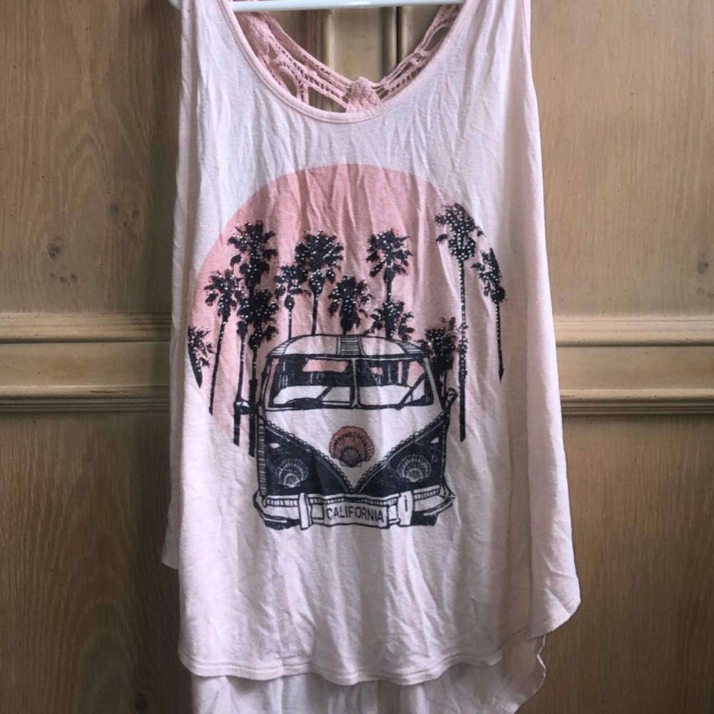 Pink tank top
